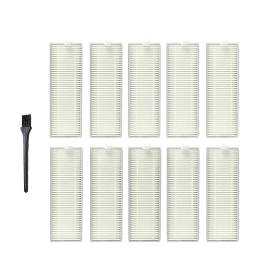 XI268 10 PCS I259 Filter+ G101 Small Black Brush for ILIFE A7 A9 - For ILIFE Accessories by buy2fix | Online Shopping UK | buy2fix