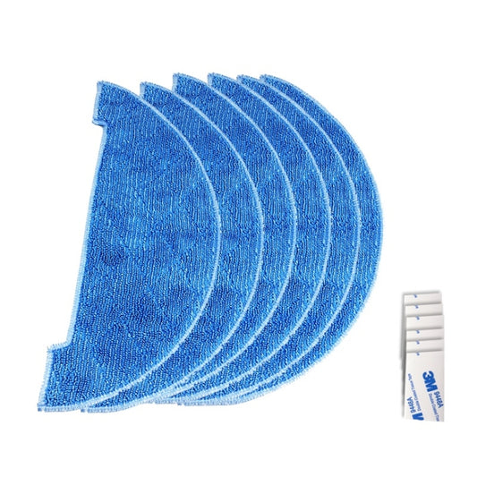 XI272 6 PCS I262 Cleaning Rag + 6 PCS G604 Magic Adhesive Sticker for ILIFE V8 / V8S / X750 - For ILIFE Accessories by buy2fix | Online Shopping UK | buy2fix