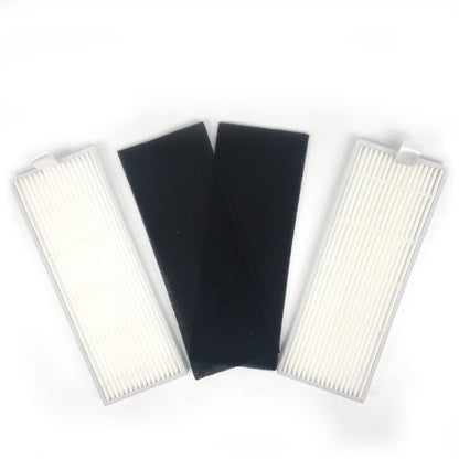 XI217 4 Pairs K614 Side Brushes + 4 PCS I207 Filters + Main Brush I202 Set for  ILIFE A4 - For ILIFE Accessories by buy2fix | Online Shopping UK | buy2fix