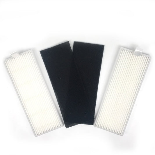 XI218 5 Pairs K614 Side Brushes + 5 PCS I207 Filters + Main Brush I202 Set for  ILIFE A4 - For ILIFE Accessories by buy2fix | Online Shopping UK | buy2fix