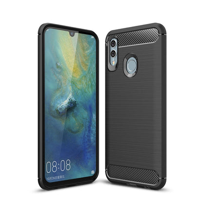 Carbon Fiber Texture TPU Shockproof Case For Huawei Honor 10 Lite / P Smart 2019 by buy2fix