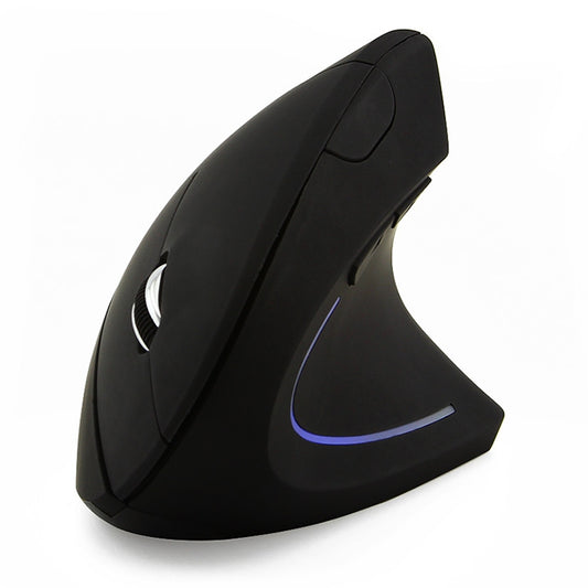 Battery Version Wireless Mouse Vertical 2.4GHz Optical Mouse (Black) by buy2fix