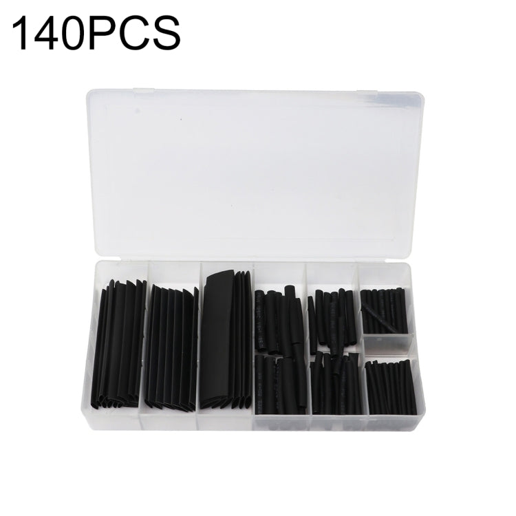 140 PCS / Box Waterproof High Toughness Oxidation Resistance Seal Heat-shrinkable Butt Wire Tube, Random Color Delivery - DIY Cables by buy2fix | Online Shopping UK | buy2fix