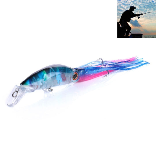 HENGJIA JIZ002 10cm/16.6g Big Octopus Squid Shaped Hard Baits Long Shot Fishing Lures Tackle Baits Fit Sea Fishing and Freshwater Fishing (G)